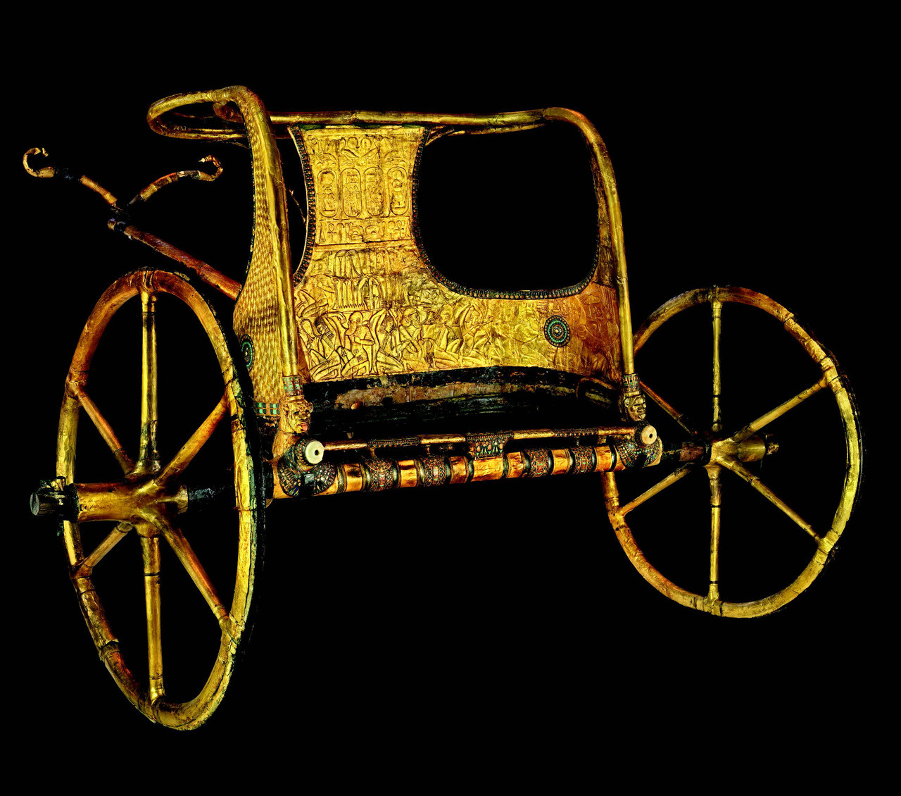 Ceremonial Chariot of Tutankhamun - Egypt Museum