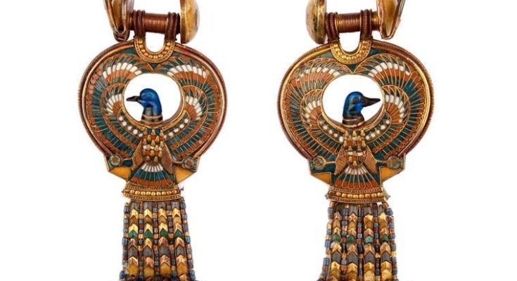 Earrings of Tutankhamun with Duck Heads