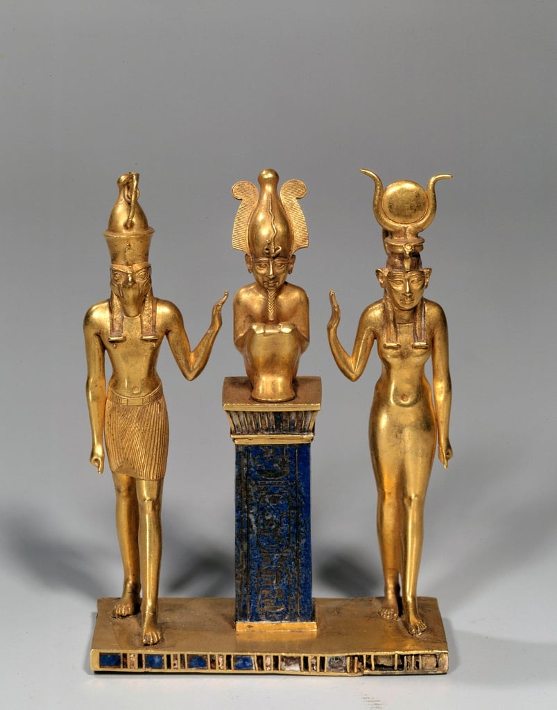 Triad of Osorkon II - Egypt Museum