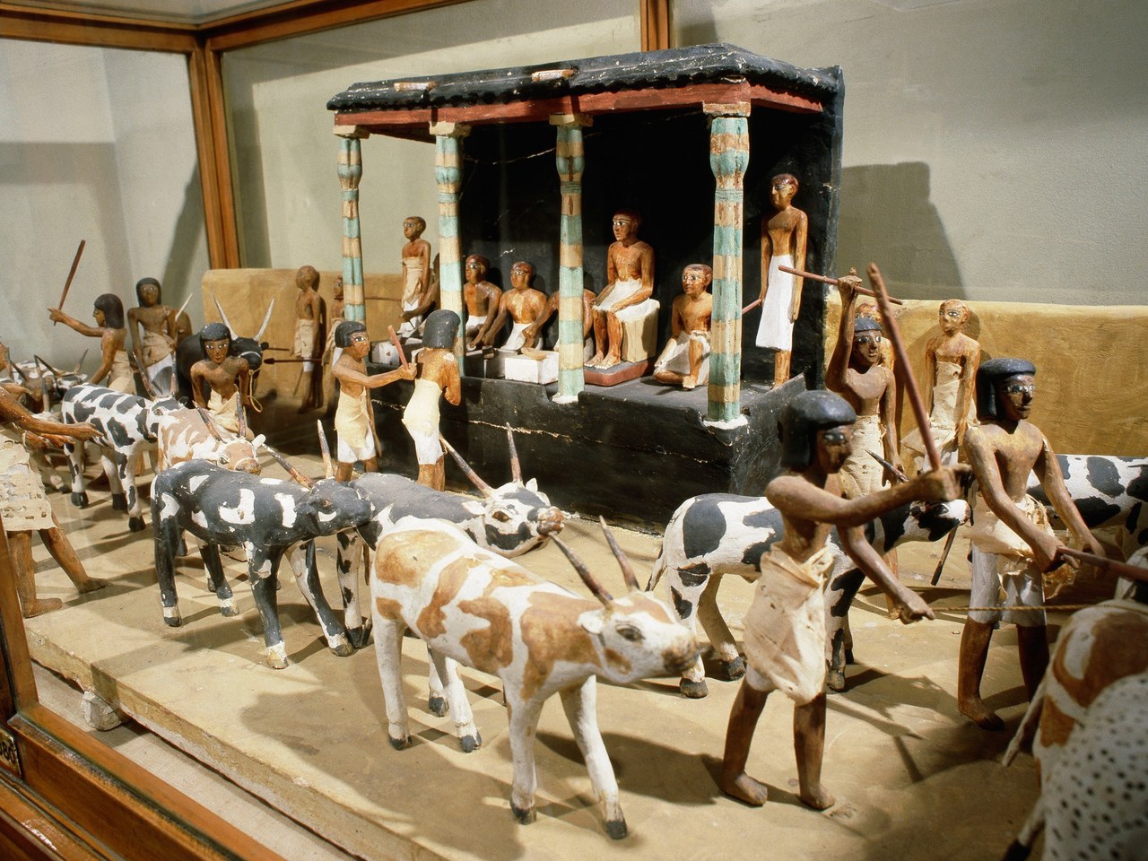 Model of a Cattle Census Egypt Museum