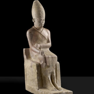 Seated statue of King Khasekhemwy