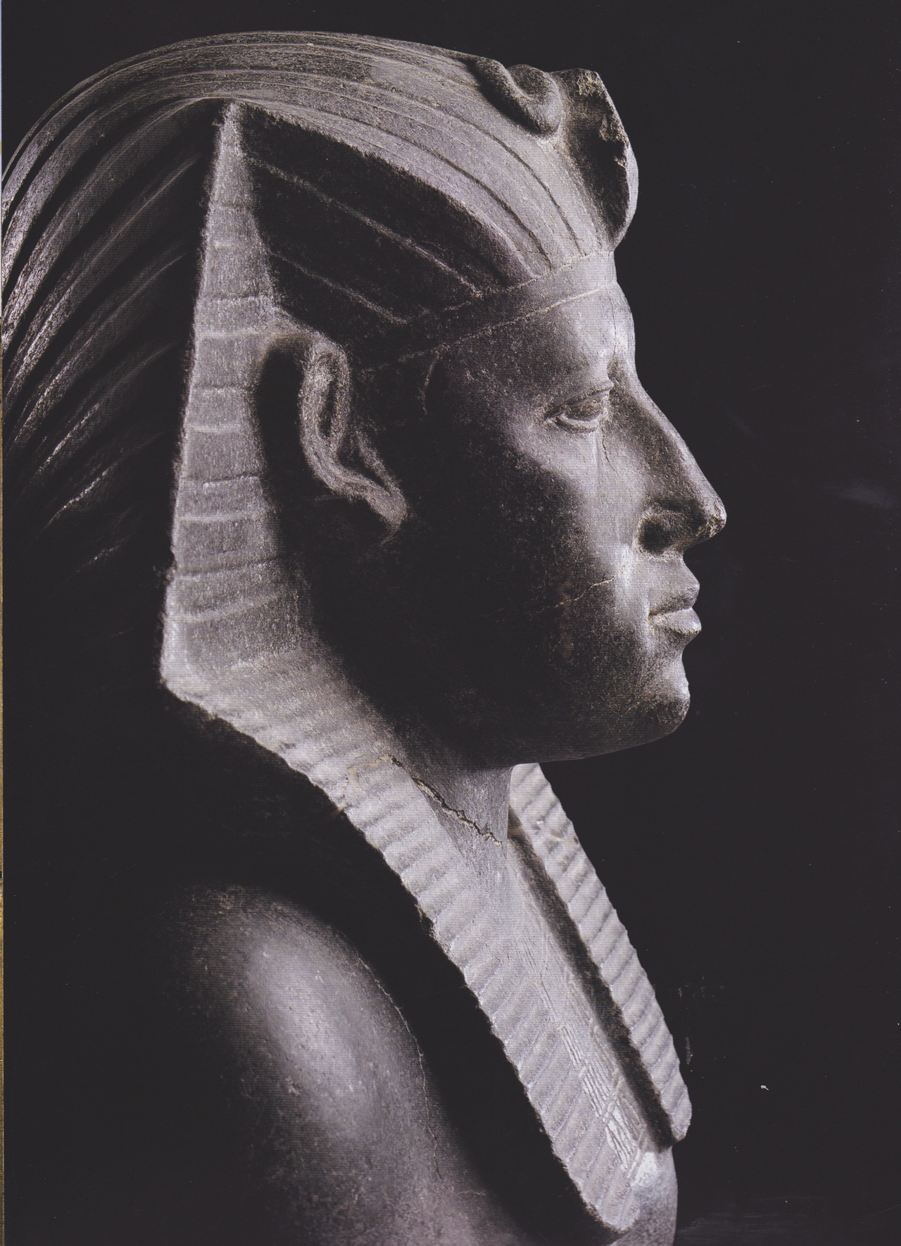 Grey Granite Statue of Amenemhat III Egypt Museum