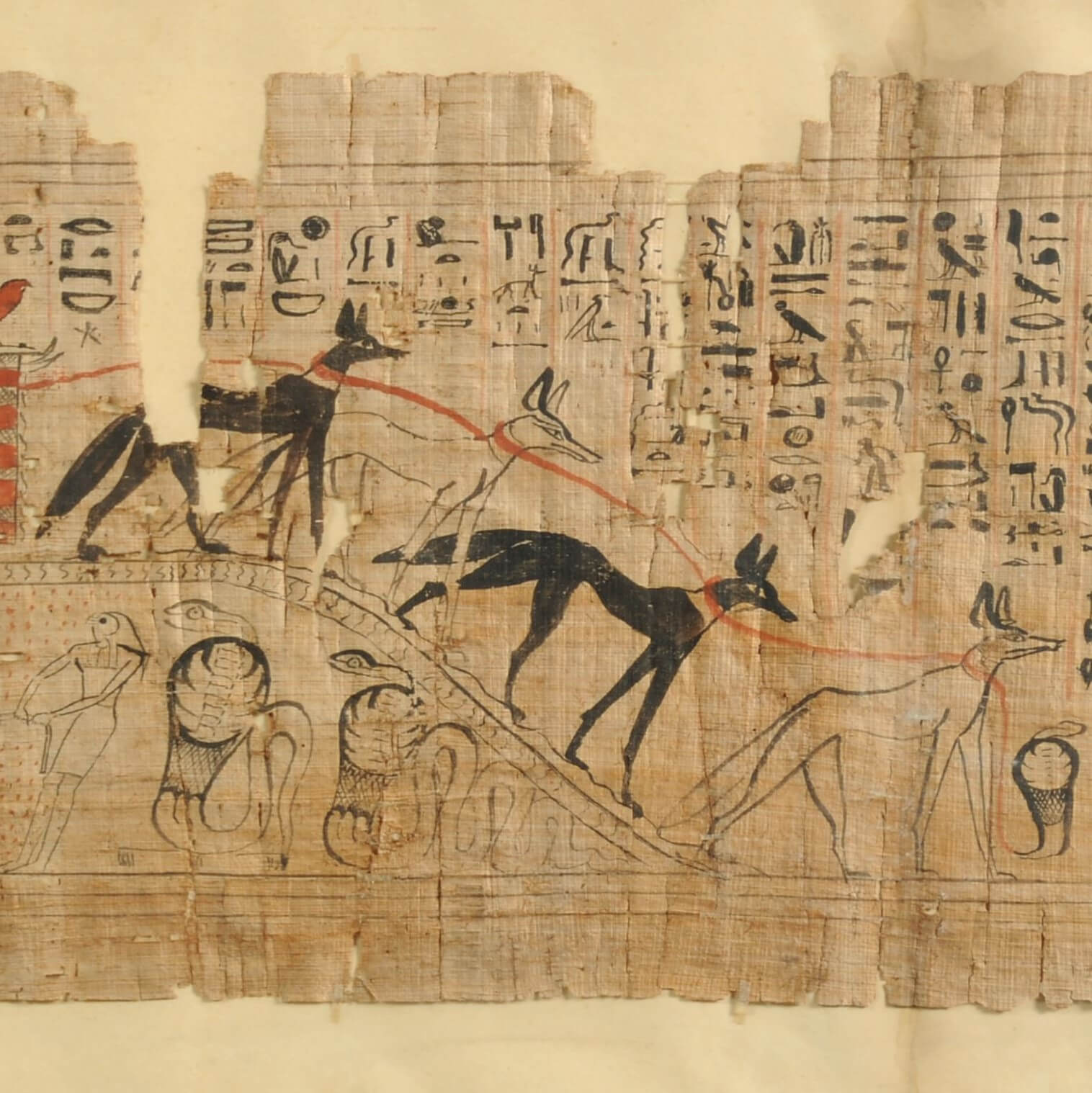 Black Ink Egyptian Papyrus Papers