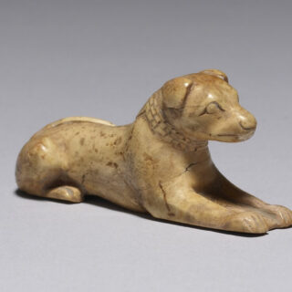 This small dog now resides in the Walters Art Museum, in Baltimore, Maryland. 71.622