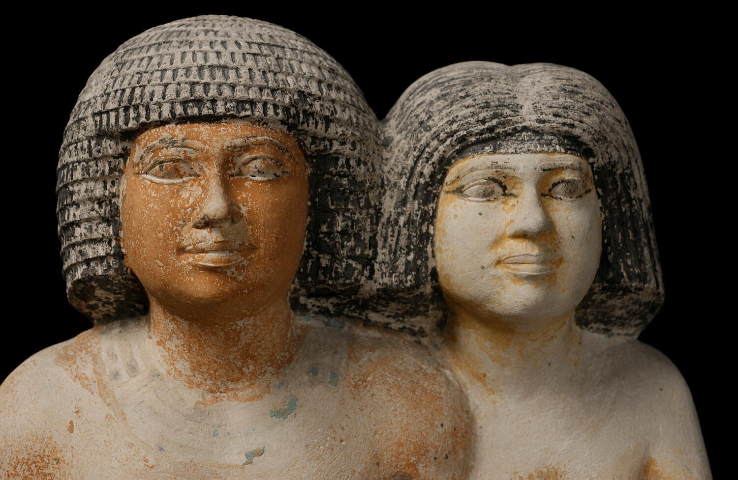 Old Kingdom Statue of Raherka and Meresankh Egypt Museum