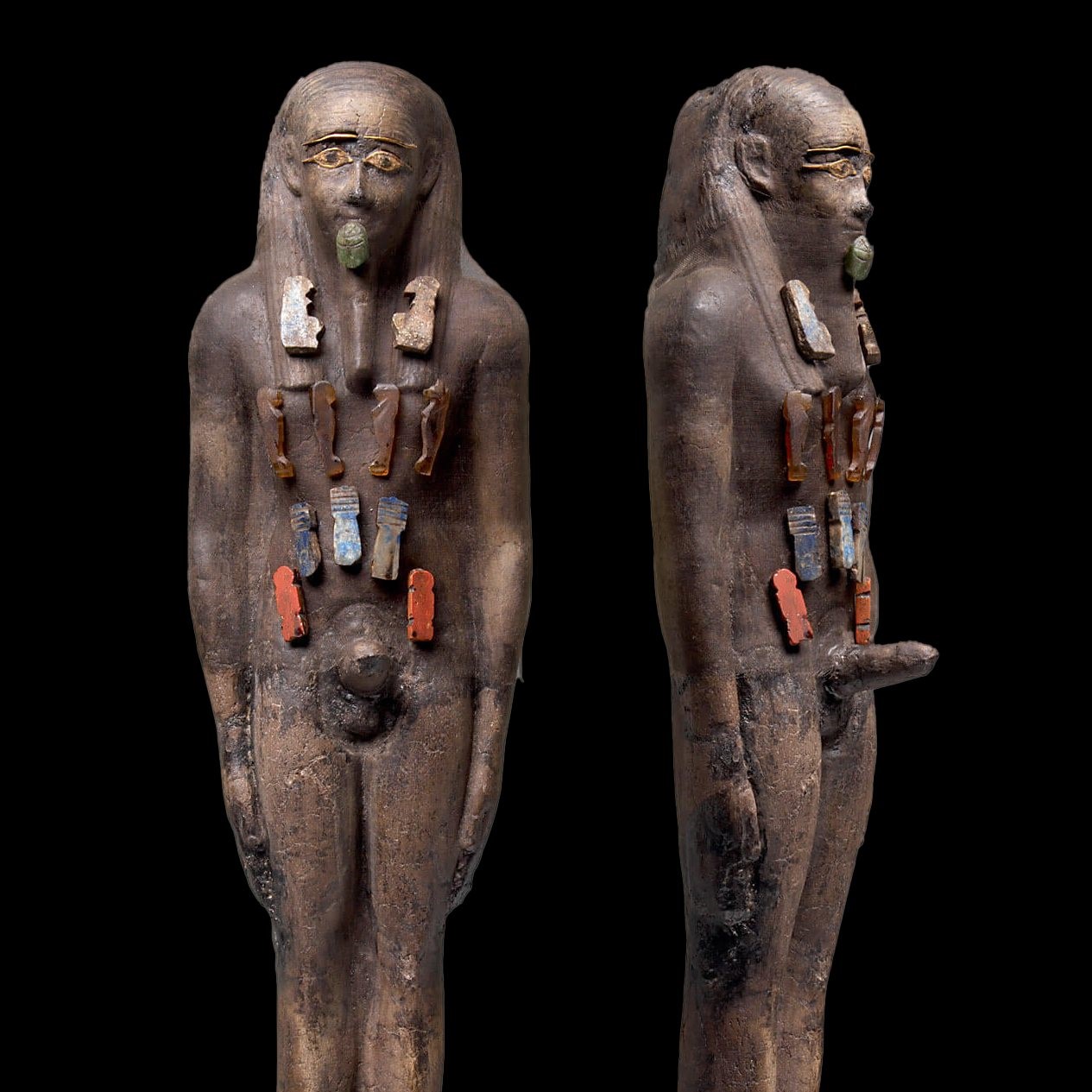 Statuette of Osiris as a Mummy with Erected Phallus Egypt Museum