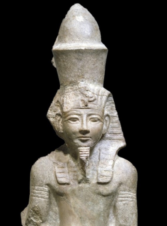Ramesses II from Group Statue - Egypt Museum