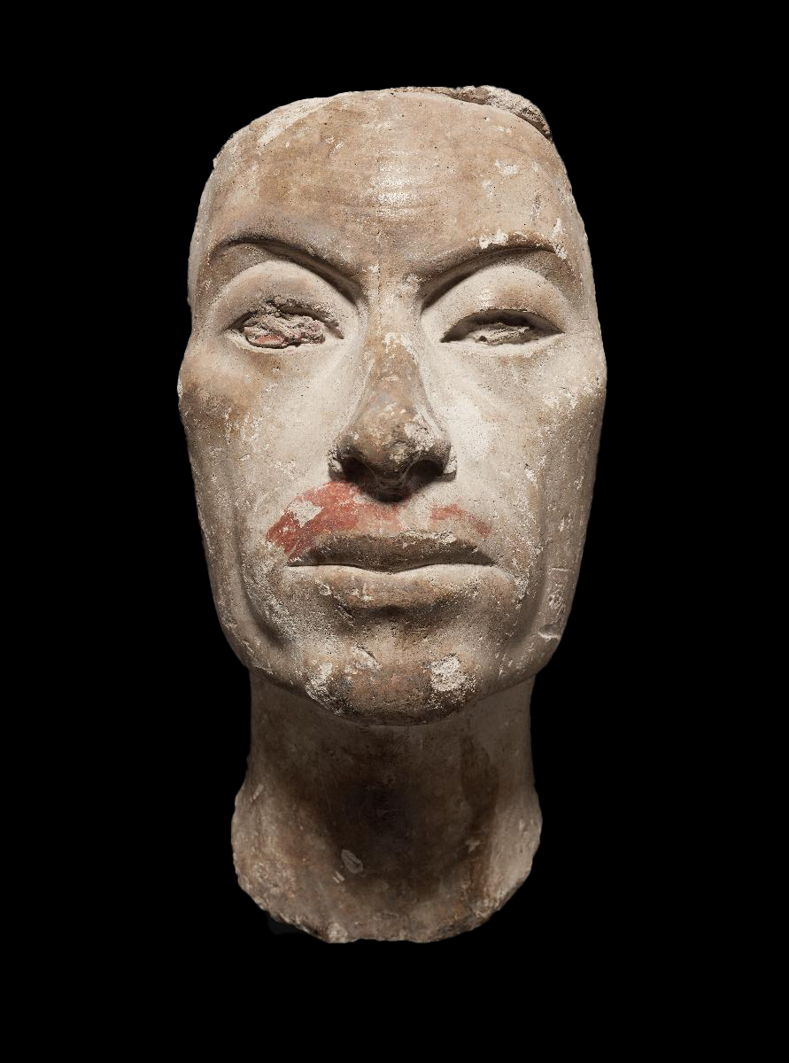 Plaster face of a man, possibly Ay - Egypt Museum