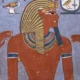Wall painting depicts King Ramesses I, Tomb of Ramesses I (KV16), Valley of the Kings.