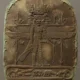 Portable stele of god Bes in panther skin. The Louvre Museum. E 10954