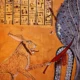 Re in the form of a cat slays the snake Apep