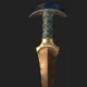 Detail of the dagger of Princess Ita