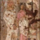 Moscow Shroud 5747 before preservational reconstruction, with 19th century backing frame