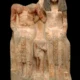 Family statue of a man called Wah-Ib "Jeweller of Amun", wife Teri. Kunsthistorisches Museum, Vienna, Austria. INV 9233
