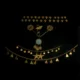 Gold Jewelry of Princess Khnumit. Egyptian Museum, Cairo. JE 3112,24,26,27