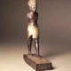 Statuette of Amenhotep III, likely made of wood from Lebanon