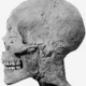 Mummified skull of Amenhotep III