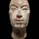 Plaster face of a man, possibly Ay
