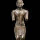 Bronze statuette depicts a king of Kushite origin who ruled Egypt during the 25th Dynasty of the Third Intermediate Period.