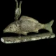 Sacred Fish with a Crown of Isis; c. 664-332 B.C.
