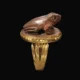 Ancient Egyptian Agate Frog Ring