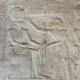 Scene of Divine Communion; Seti I and Ra-Horakhty