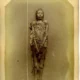 Mummy of Djedptahiufankh. Photo taken in 1886.