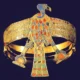 Inlaid Gold Armlet of Queen Ahhotep I. Egyptian Museum, Cairo. JE 4679