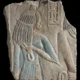 Relief of a Woman in Blue Dress
