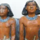 Double Statue of Nimaatsed. Egyptian Museum, Cairo. CG 133