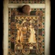 Tutankhamun and his wife Ankhesenamun in a garden